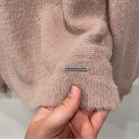 Abercrombie & Fitch Soft A&F Collection Pink Sweater Balloon Sleeve XS - Picture 4 of 7